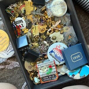 Assorted Vintage Pins and Badges